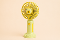 Cute Cartoon Mini Fan for Kids – USB Rechargeable Handheld & Desktop Fan